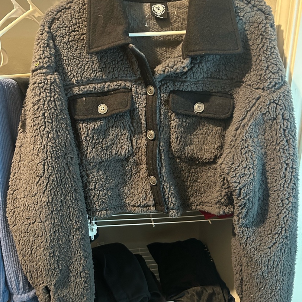 PacSun Black and Gray Jacket